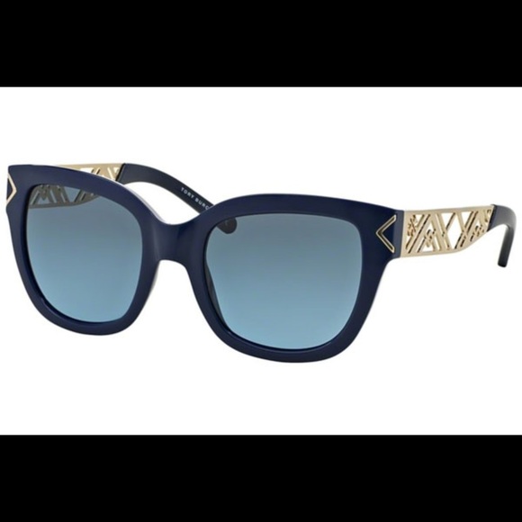 Tory Burch Accessories - Like new Tory Burch TY9034 Sunglasses navy blue